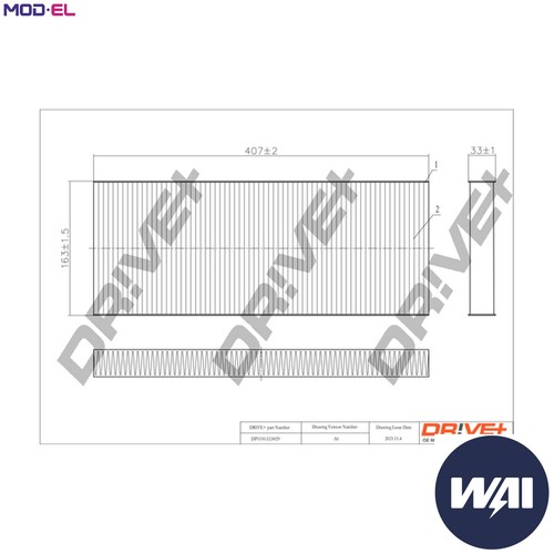 Filter cabin air - filter,