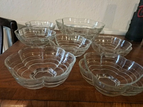 Art deco dessert bowl set