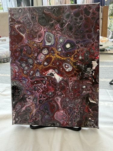 Original acrylic paint - acrylic, pouring