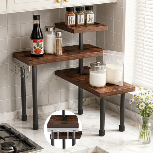 Tier corner countertop - 3-tier,