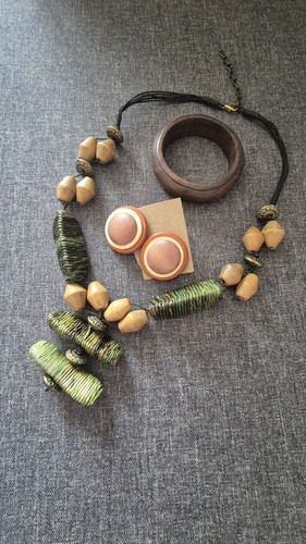 Tribal african style necklace - tribal,