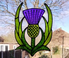 Thistle Stained glass effect