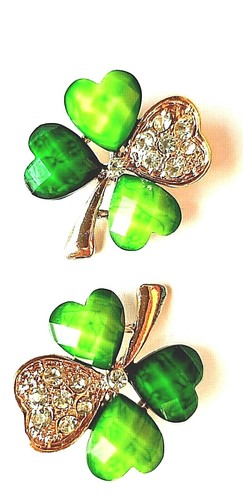 Green leaf crystal irish - leaf,