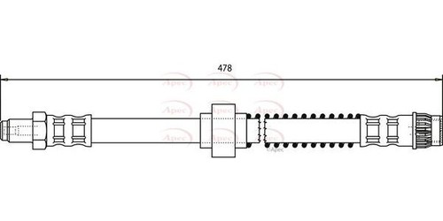 Apec front brake - front,