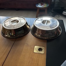 PAIR OF ANTIQUE SILVER PLATED
