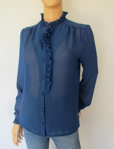 Royal blue sheer vintage