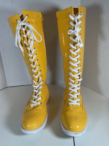 Yellow knee high fake - yellow,