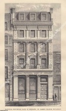 1873 : NATIONAL PROVINCIAL BANK OF ENGLAND: ST. JAMES'S BRANCH, PICCADILLY. A MO