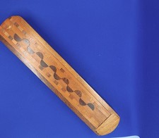 vintage Styled Handcrafted Wooden Pencil / Jwellery Case Box w/ Sliding Lid