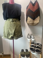 Zara Green Knotted Upper