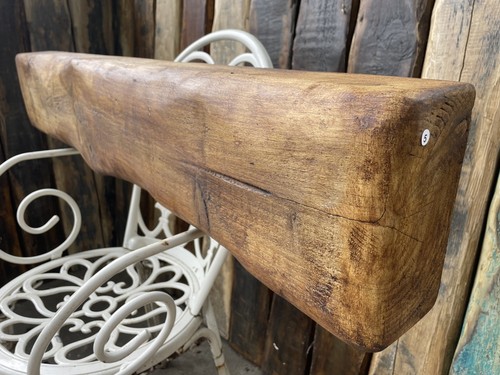 Reclaimed solid wood fireplace - solid,