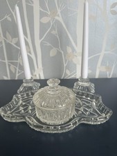 Vintage Cut Glass Dressing