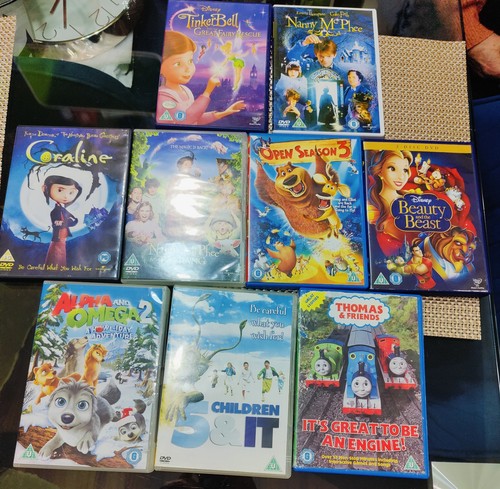 Children dvd job lot - 8x, children's