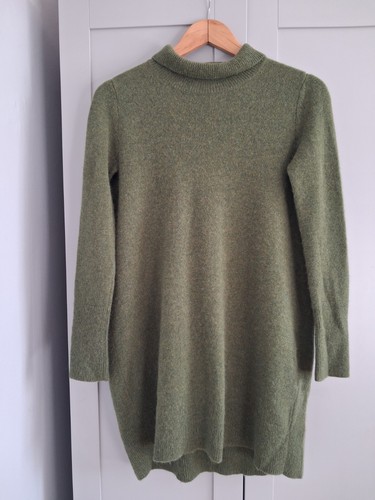Cos olive green mock neck - olive, knit