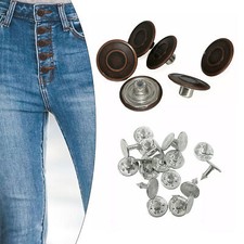 Metal Studs Jeans Buttons 20mm