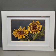 Mothers Day Gift Sunflowers Vintage Art Postcard Gift Idea Meaningful Loving 