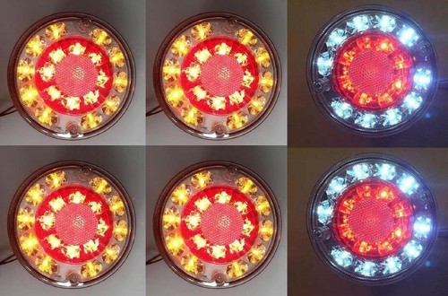 Led tail round 12v lights - led,