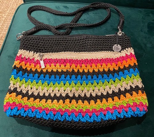 Sak crochet multi coloured - sak,