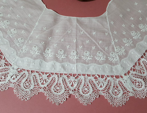 Lace antique collar embroidery - antique,