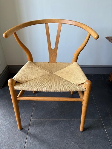 Oak wishbone style dining - wishbone-style,
