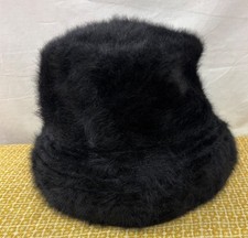 Ladies KANGOL Furgora Tanya black bucket hat. UK size Regular - CG K03