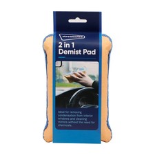 Windscreen Demister Pad 2in1 Window Microfiber & Chamois Cloth Vehicle Car Van