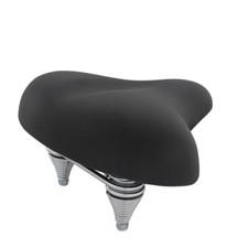 BLACK CRUISER BICYCLE SADDLE