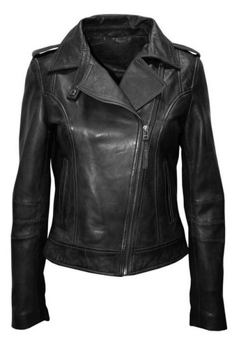 Women black genuine - genuine, lambskin