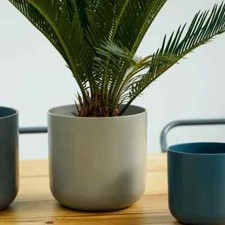 Lisbon Ceramic Plant Pot Indoor Plant Pot for House Plants   5 Colours - 2 Sizes
