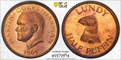 Pcgs pr64rb 1965 - 1965, lundy