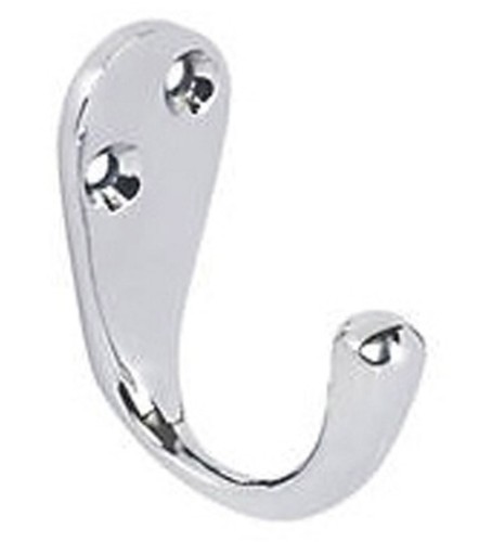 Chrome single robe hooks - chrome,