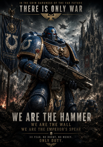 Warhammer 40k space marine - space,