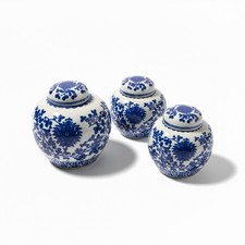 Vintage Ginger Jars Lid Blue