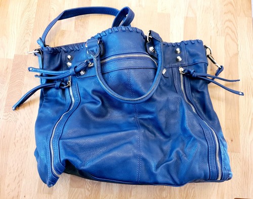 Bessie leather blue shoulder - leather,