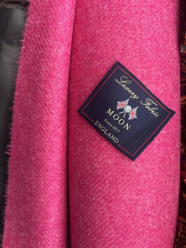 Abraham moon wool - tweed, cerise