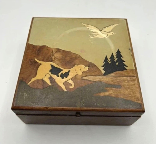 Wooden hinged lid - wooden,