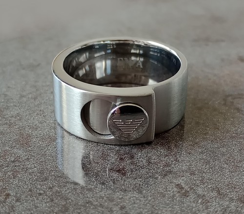 Emporio armani ring - emporio, stainless