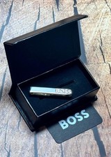 BOSS Men Silver Tone Tie Clip