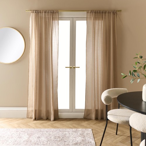 Ohs linen look voile net - ohs,