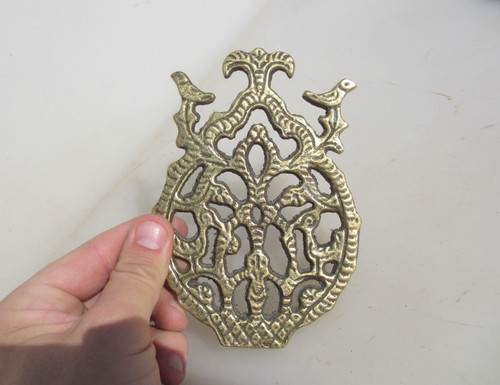 Vintage brass hardware mount - hardware,