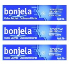 3x Bonjela 15g Mouth Ulcer
