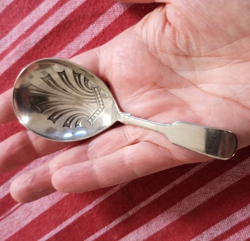 Antique edwardian caddy - caddy, spoon