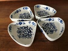 4 1930s Solian Ware Soho Pottery Triangular Dishes