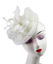 Flower Feather Hair Hat