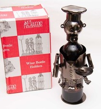 Tin man wine bottle holder - tin,