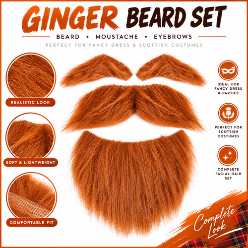 Ginger beard moustache and - ginger, beard,