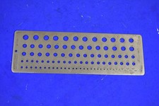 Good Used Ex - Military Moore & Wright No. 1066M Metric Drill Gauge, 0.5 - 10mm