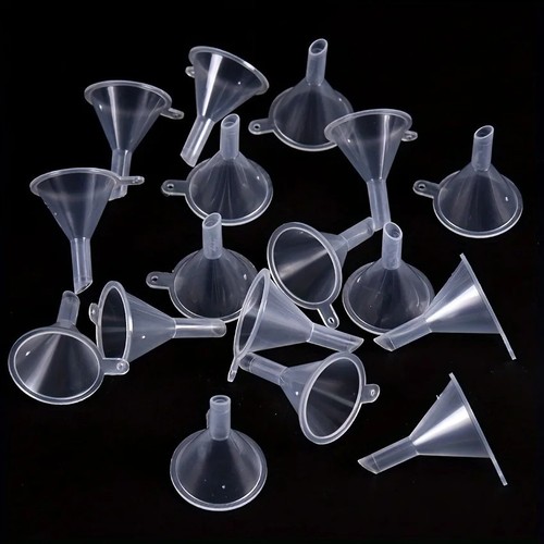 10x mini plastic - funnel, oil