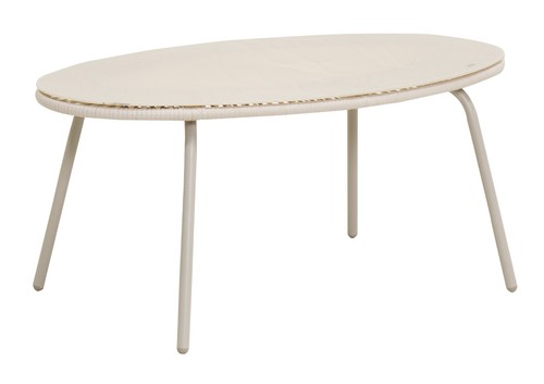 Off white rattan glass - rattan,