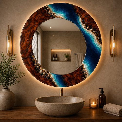 Luxury round epoxy resin - epoxy,